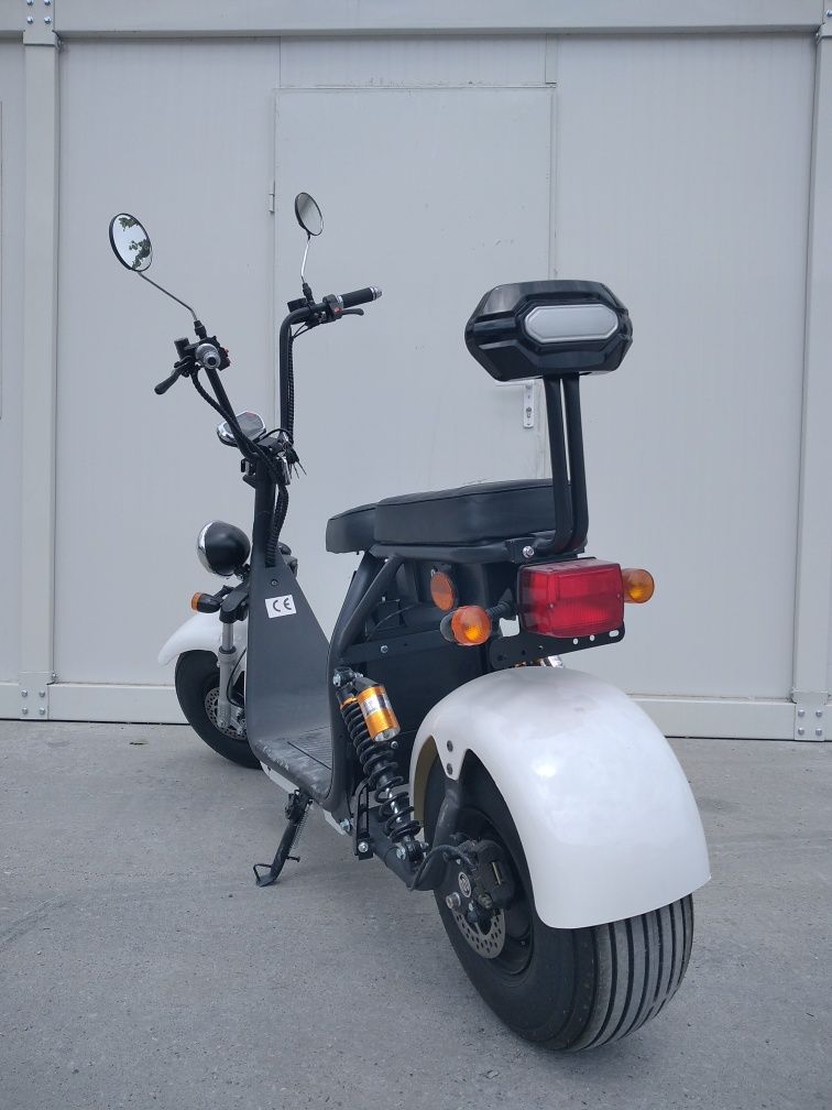 Електрически скутер/мотор тип чопър 1500W С двойна седалка