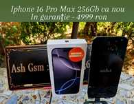 Iphone 16 PRO MAX ca nou, full box, in garantie