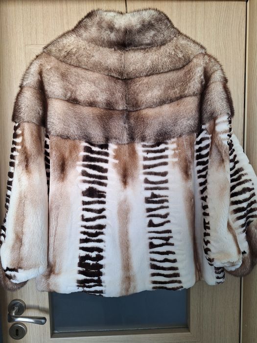 Палто норка и чинчила уникално