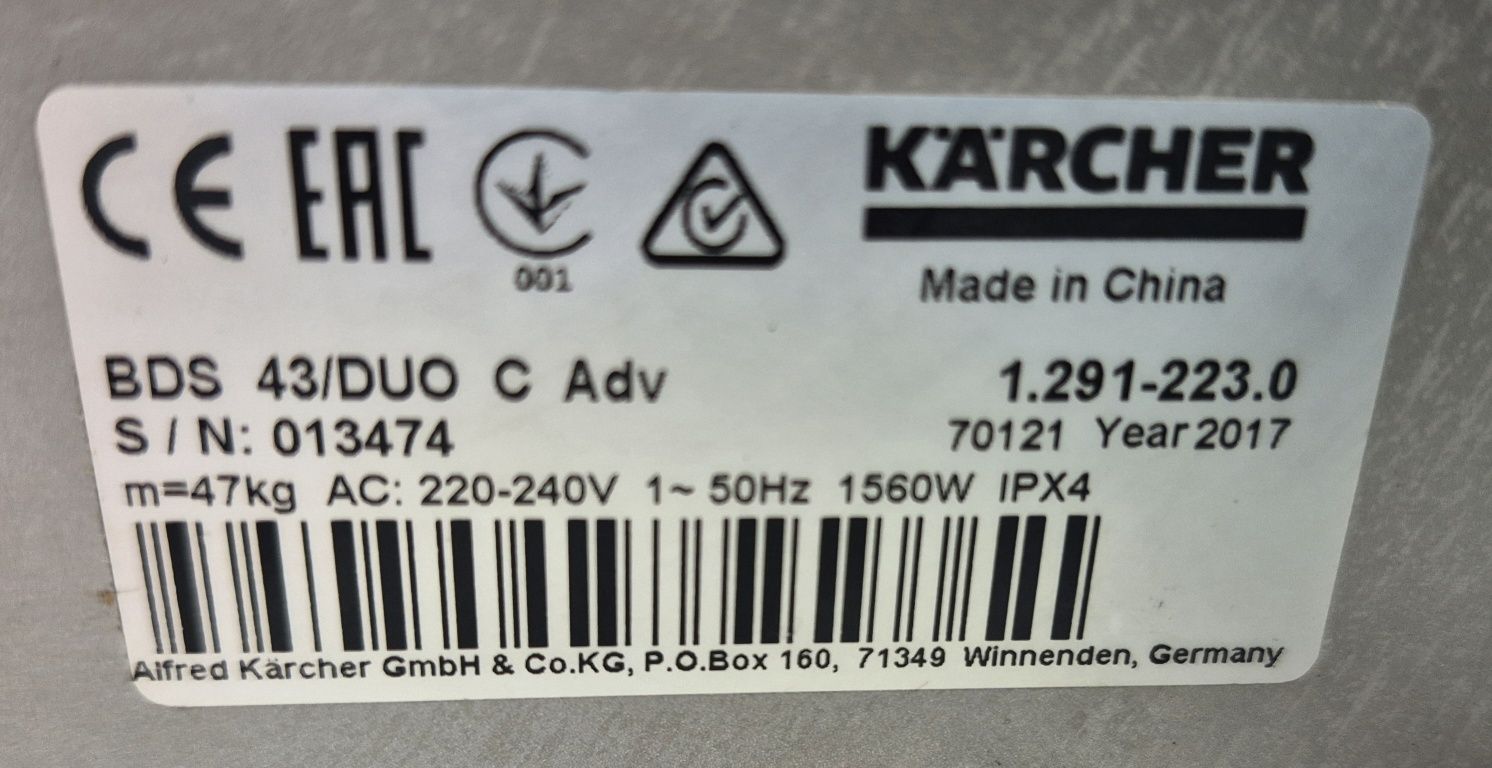 Monodisc monoperie Karcher