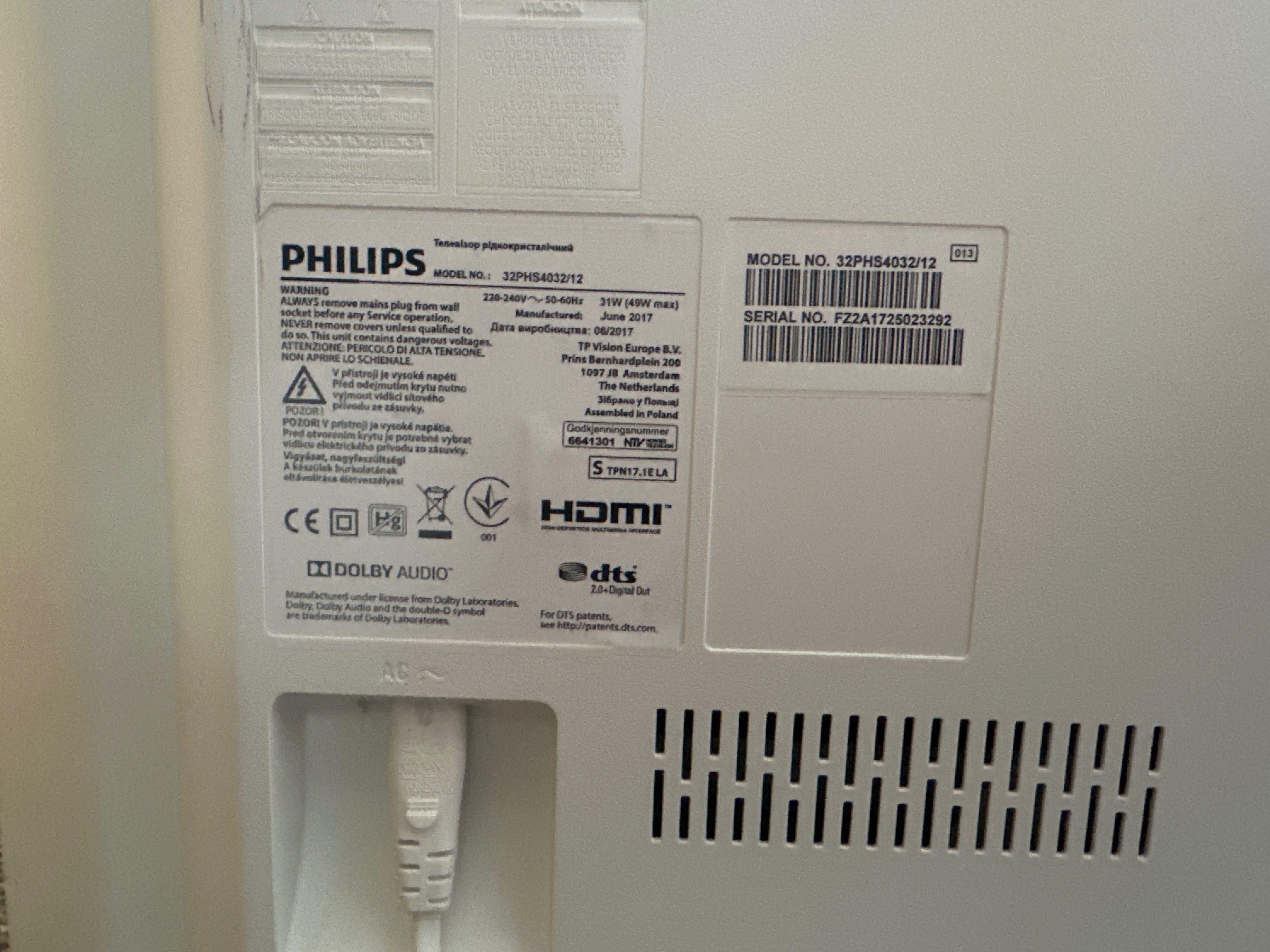 Телевизор Philips 32PHS4032/12