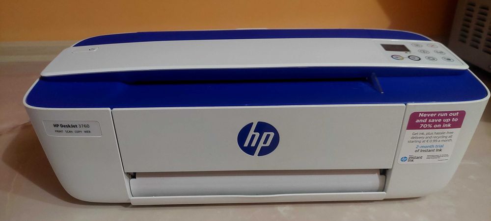 HP DeskJet 3760 Color Multifuncțional Ιnkjet cu WiFi și Mobile Print