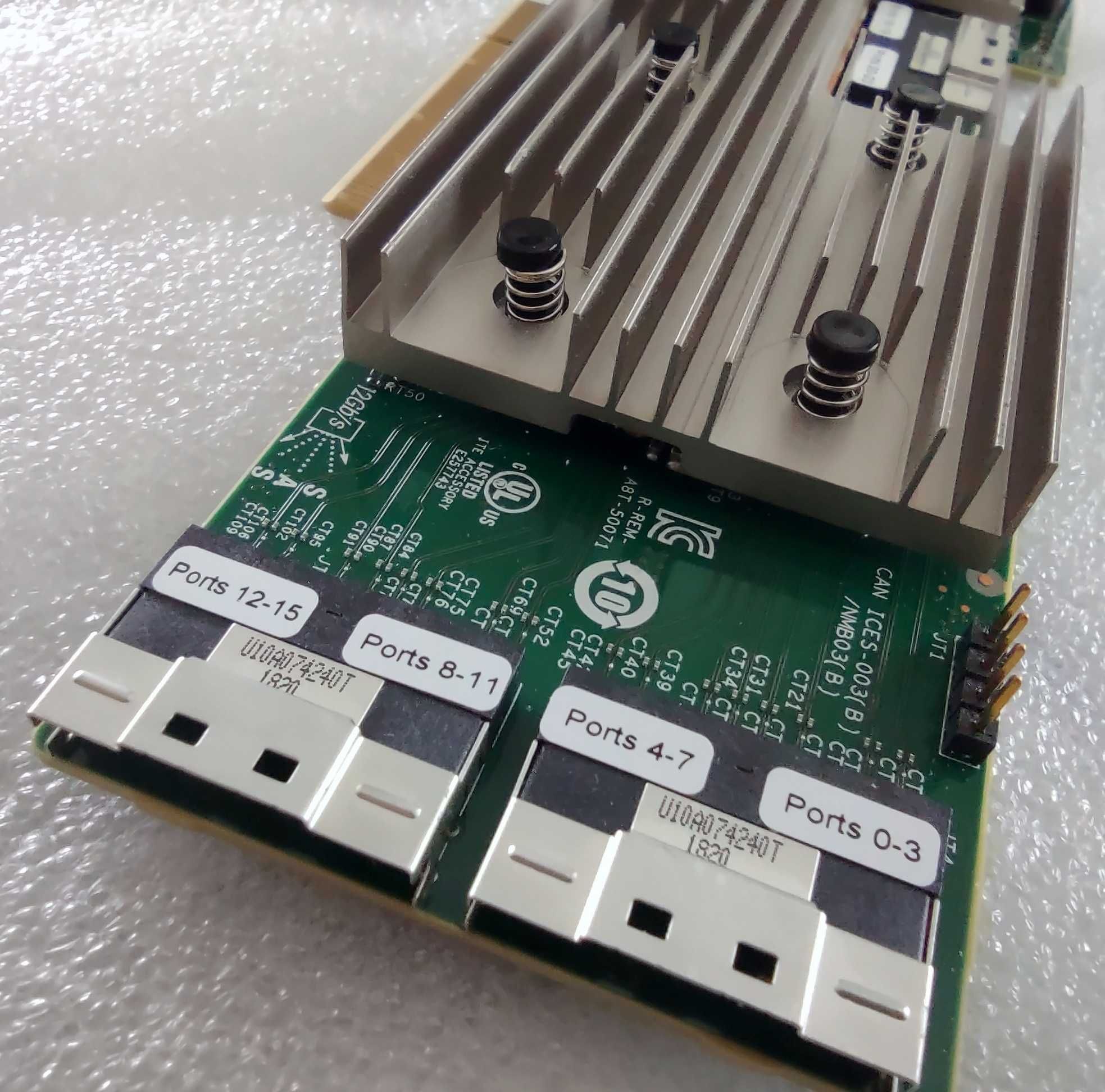 Контролер Broadcom LSI SAS 9306-24i HBA SAS/SATA 24порта JBOD IT-mode