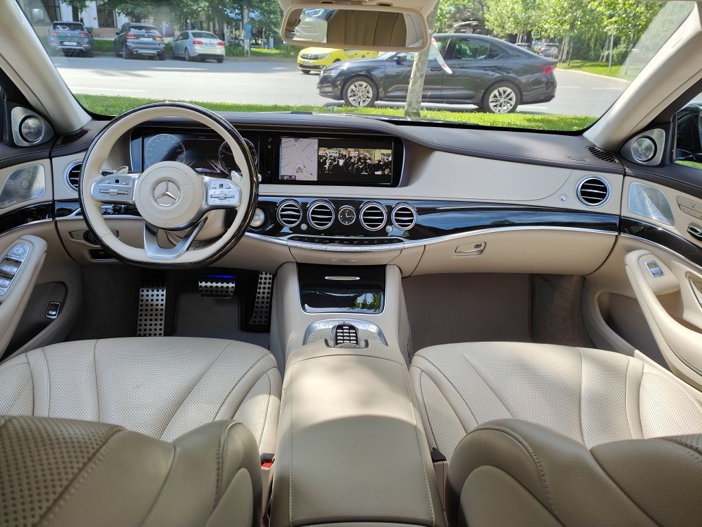 Mercedes S400L HYBRID , varianta LONG, AMG line, jante 21
