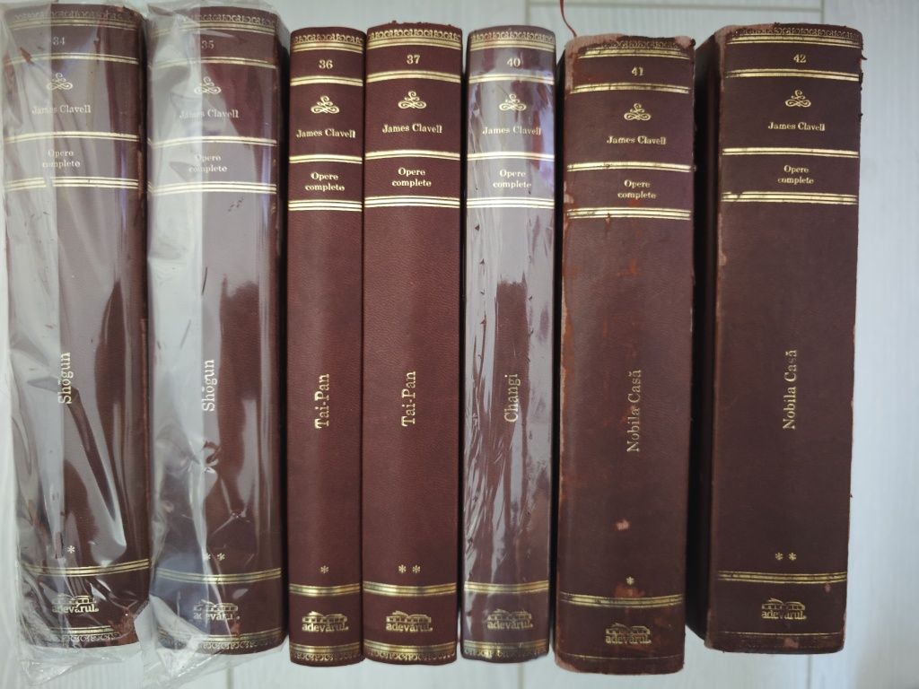 Colecția Opere Complete, James Clavell,Adevărul Lux, 7 vol