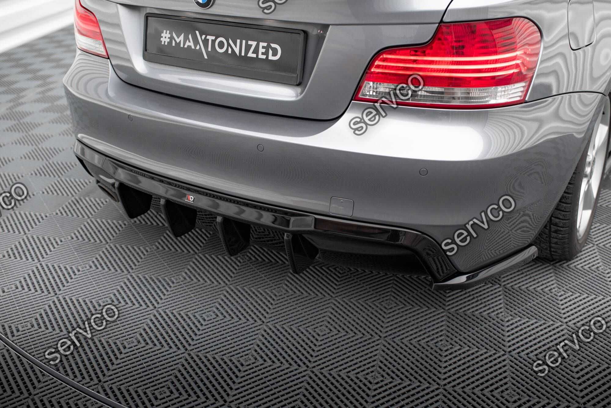Difuzor bara spate Bmw Seria 1 M-Pack E82 2007-2011 v5 Maxton Design