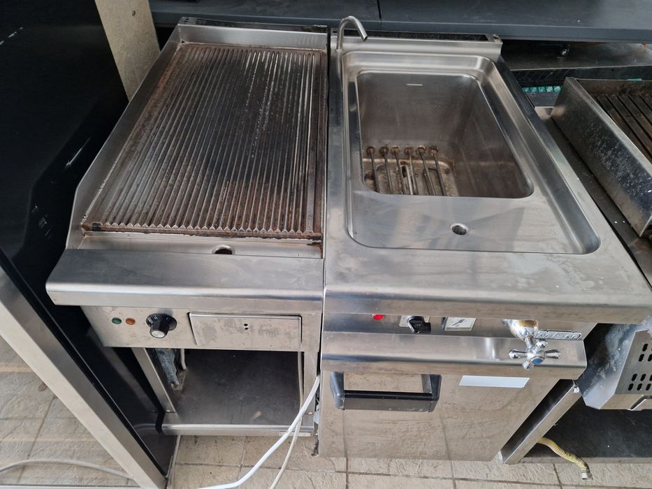 Grill electric sau gaz,  de.putere,  de.banc sau cu banc