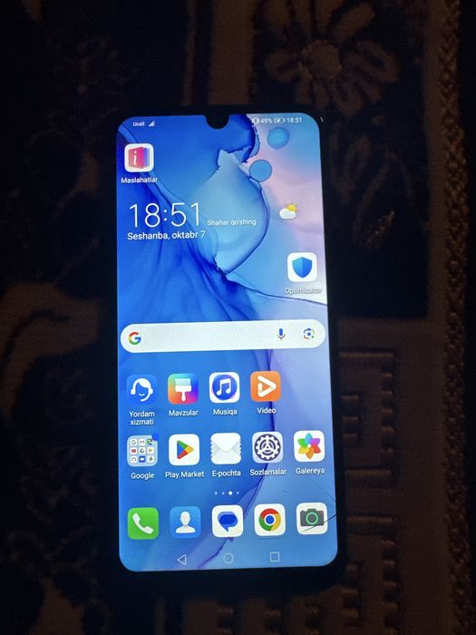 huawei yaxshi xolarda aybi yoq zor