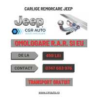 Carlige remorcare Jeep omologate si durabile