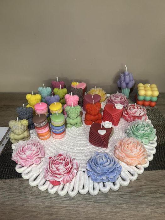 Ръчно изработени соеви свещи