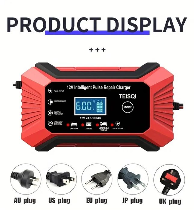 Redresor auto inteligent Încărcător de Baterie Auto Smart 12V 6A