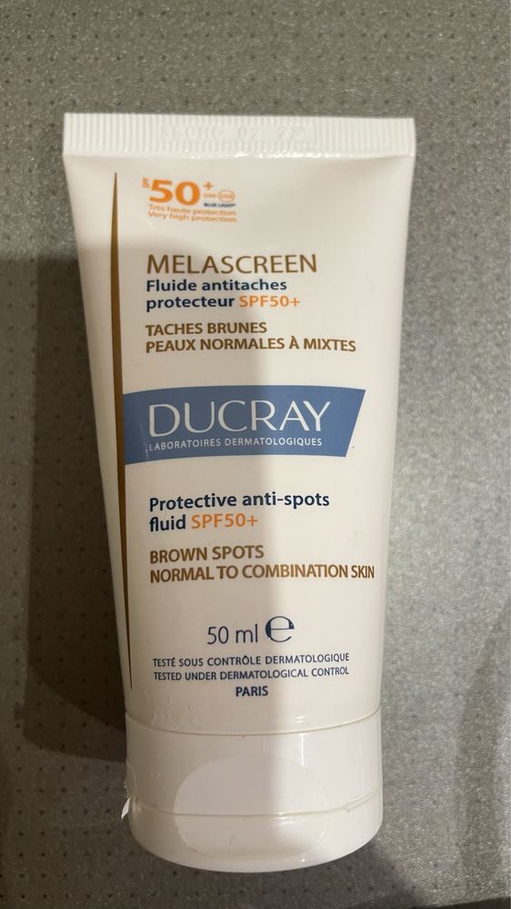 Ducray Melascreen Слънцезащитен флуид против петна SPF50+ х50 мл