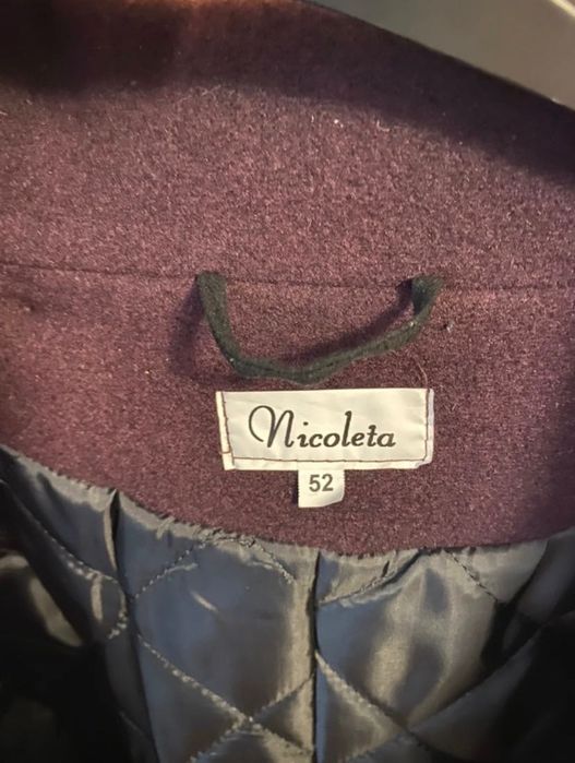 Palton cu amestec de lână