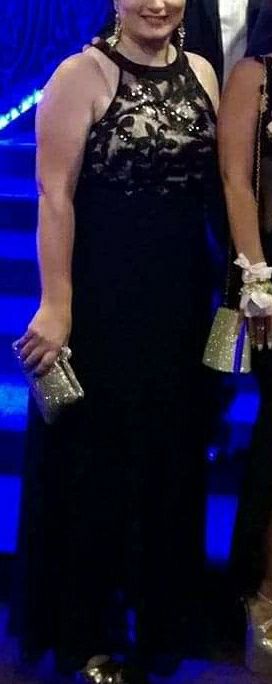 Rochie neagră lungă