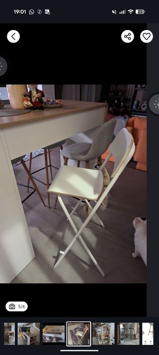 Scaun înalt de bar ikea