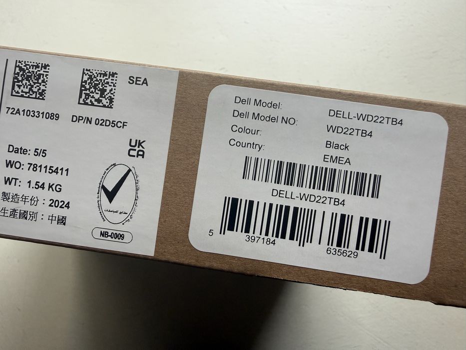 Statie de andocare docking Dell WD22TB4 Thunderbolt 4 – 180W