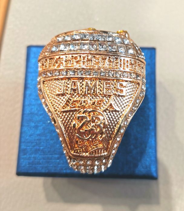 Lebron James 2020 championship ring LA Lakers