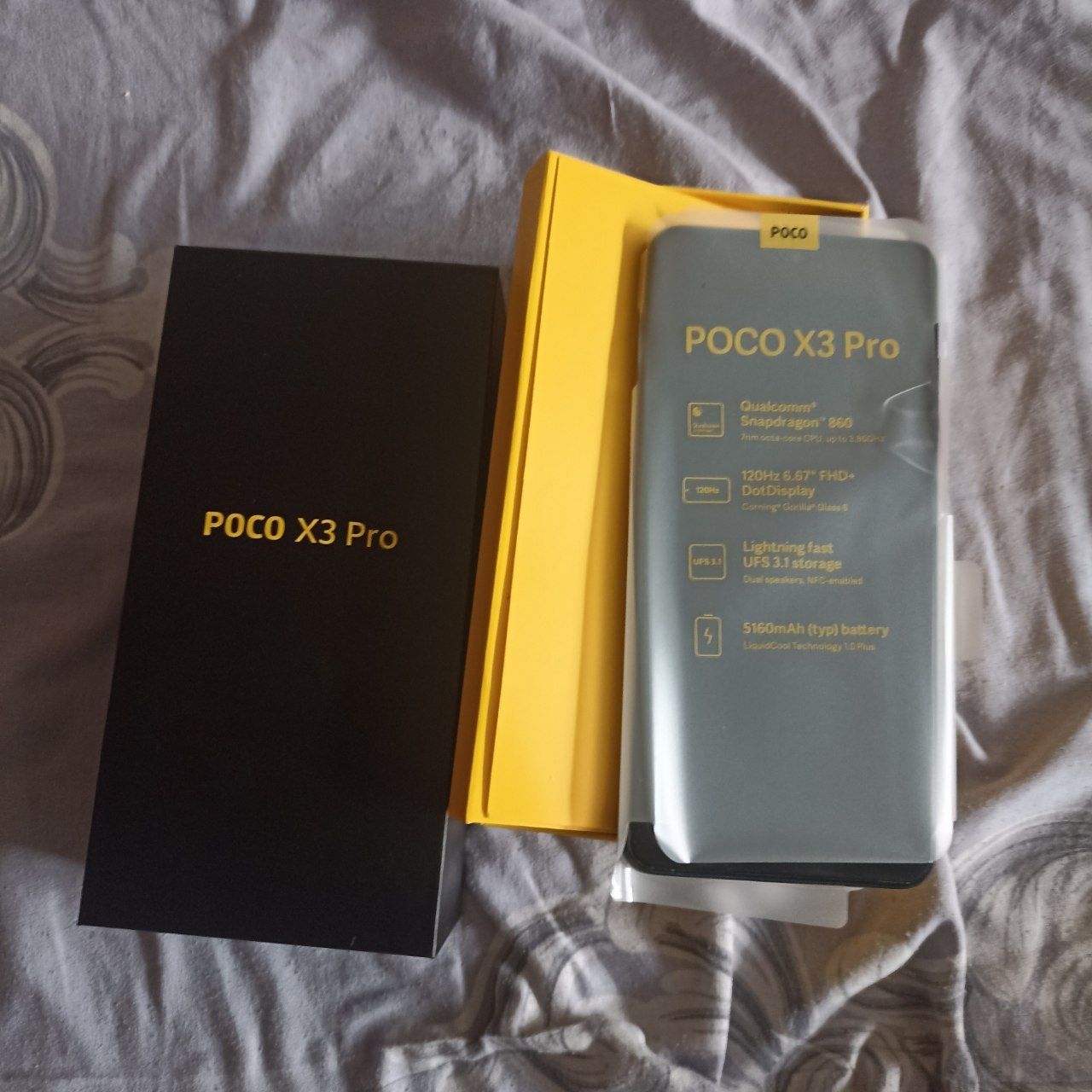 poco x 3piro 6+2+128gb