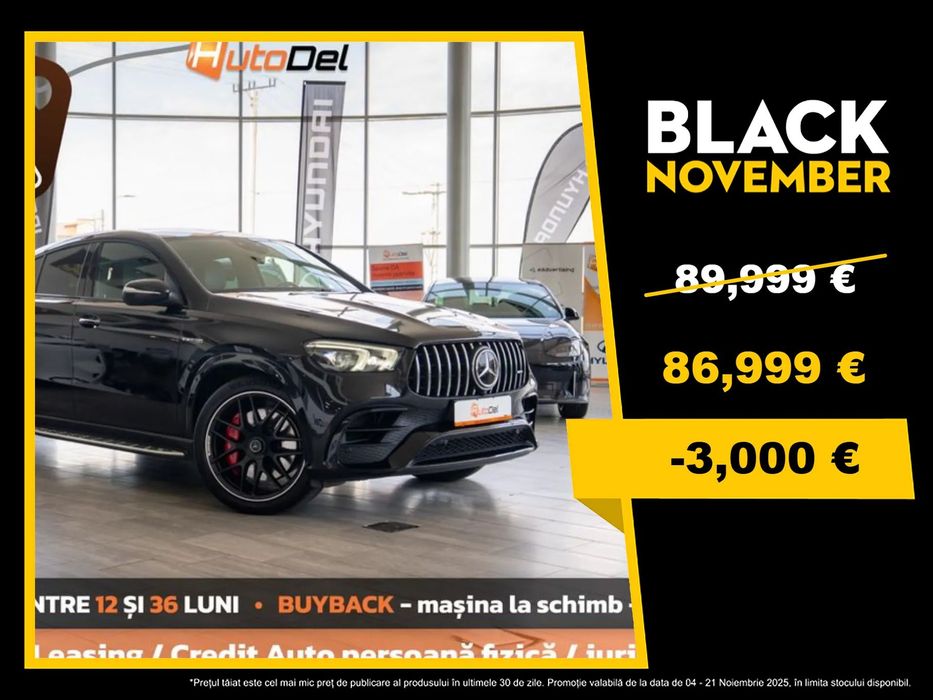 Mercedes-Benz GLE Coupe 63 S 4Matic+ 730CP / Panoramic / TVA Deductibil / Posibilitate Leasing