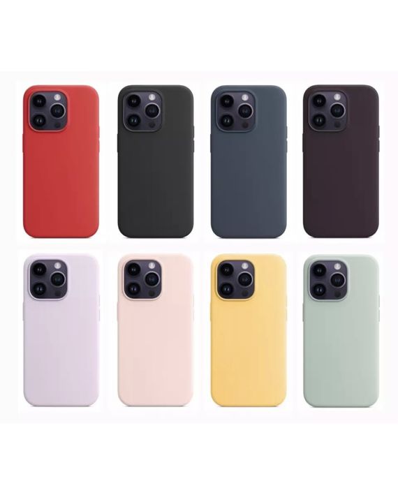 Husa Softin Iphone 14/15/16E/17 PRO MAX PLUS Silicon Fin Interior Moal