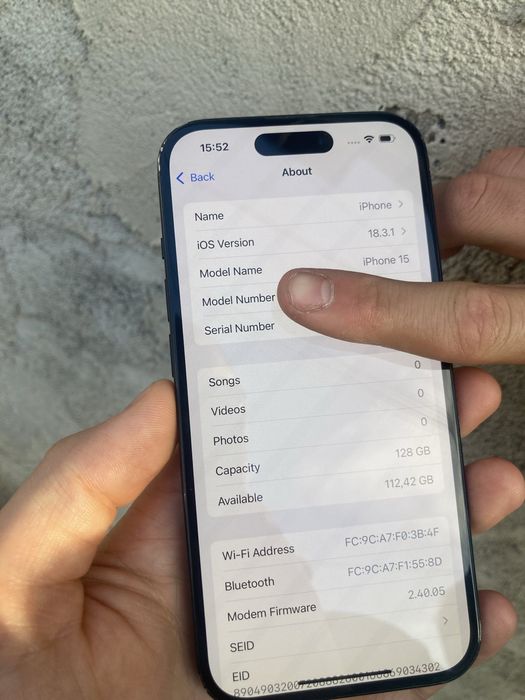 Iphone 15 128gb black