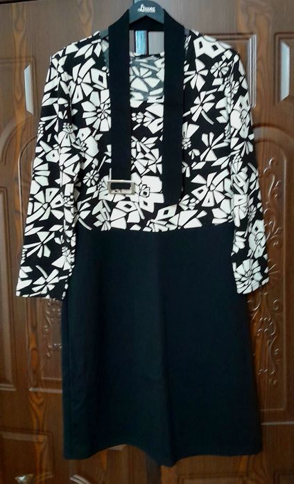 Платье осень-зима с накидкой.