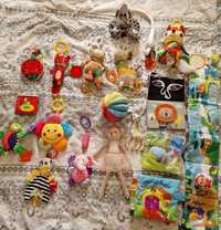 Сензорни бебешки играчки 0-6м Tiny Love, Baby Fehn, WinFun, Taf Toys