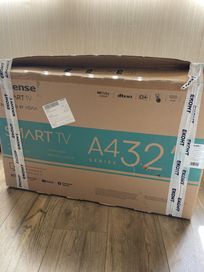 Смарт телевизор Hisense - 32A4K, 32'', HD, DLED, черен