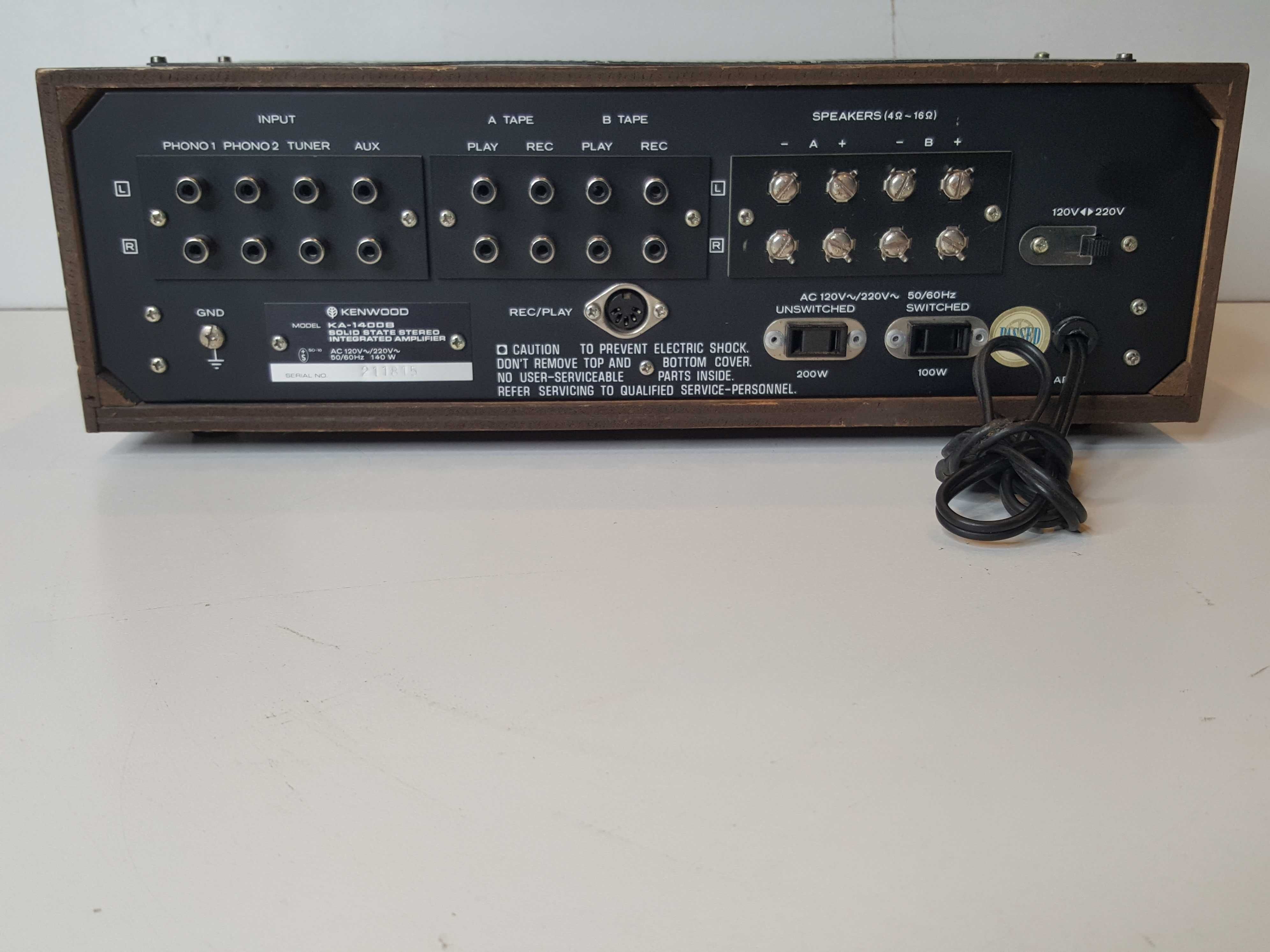 Vand amplificator Kenwood KA-1400B Vintage