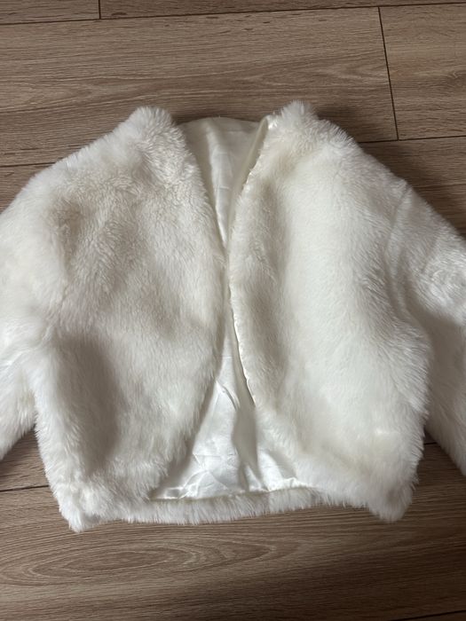 Дамско пухено палто