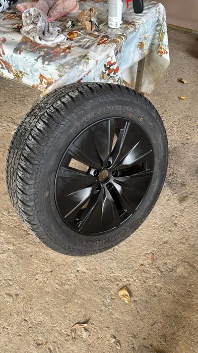 Jante OEM Volvo XC90 R19 5x108 cu anvelope noi AT Yokohama 255/50/19