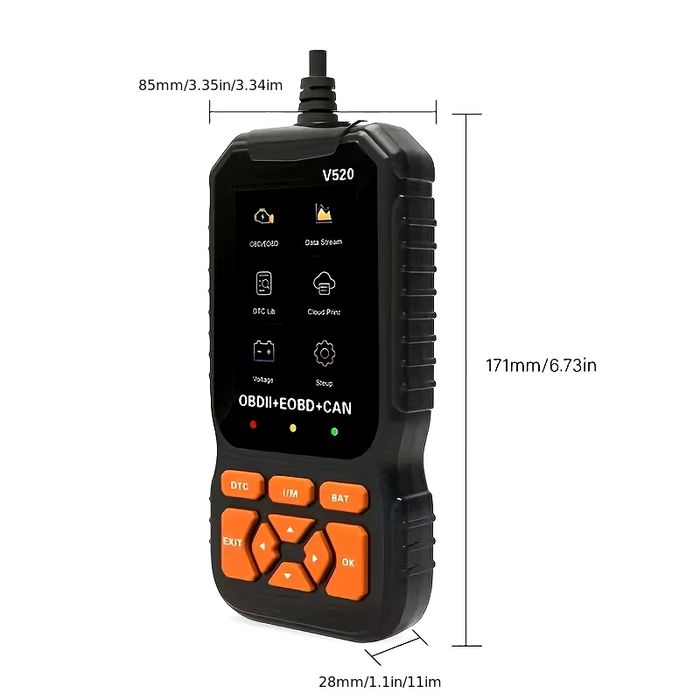 OBD2 Диагностичен Сканер за Автомобили