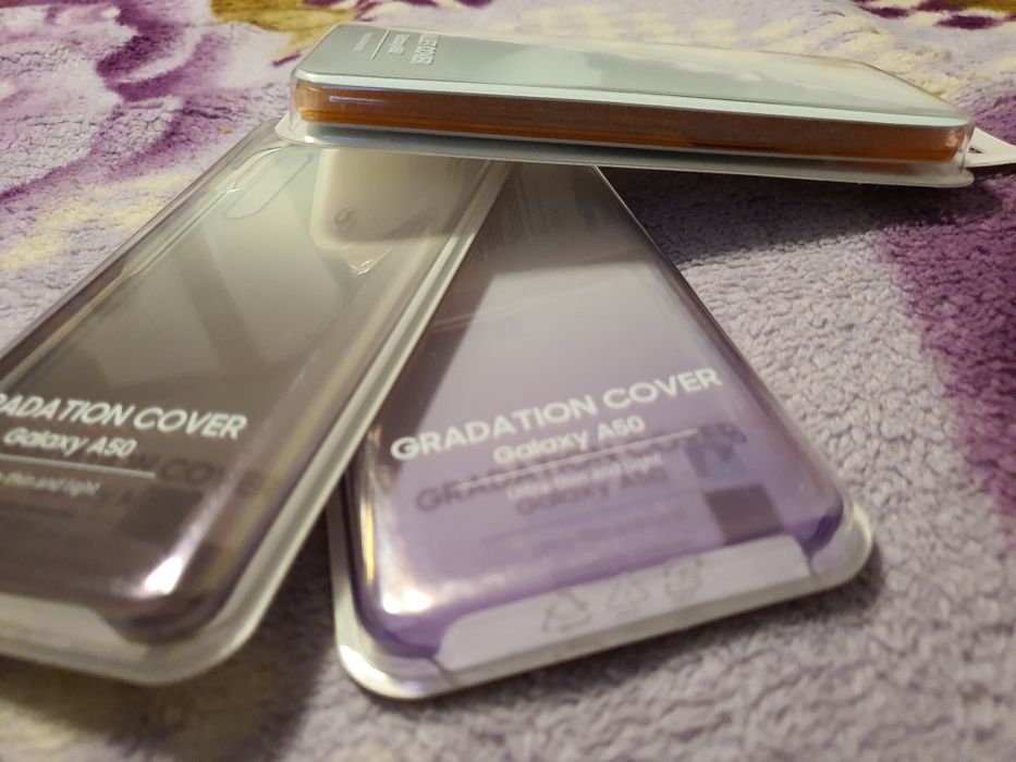 Husa Carcasa originala Samsung A30S, A50, plastic gradation cover
