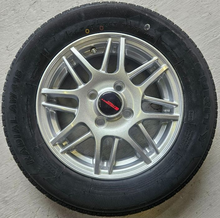 Roata 145/80 R13 Anvelopa Security pe Janta aliaj 4Jx13 4/57/100 ET30