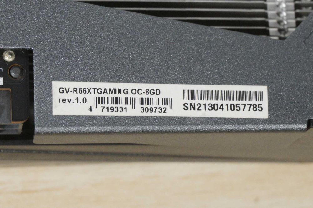 Видеокарта GPU RX 6600 XT 8GB Gigabyte AMD RADEON / Вкл.ДДС