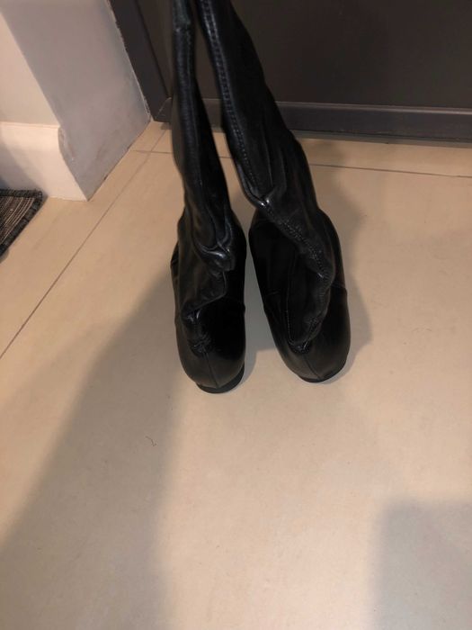 Cizme Zara piele naturala, stare f. buna, mar. 38