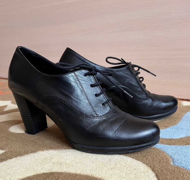 Дамски есенни обувки, естествена кожа, размер 38