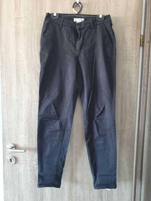 Pantaloni office negri, marimea S-M