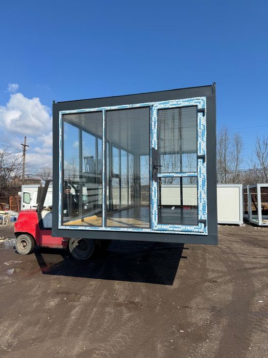 Containere stoc container birou vestiar magazin vitrina