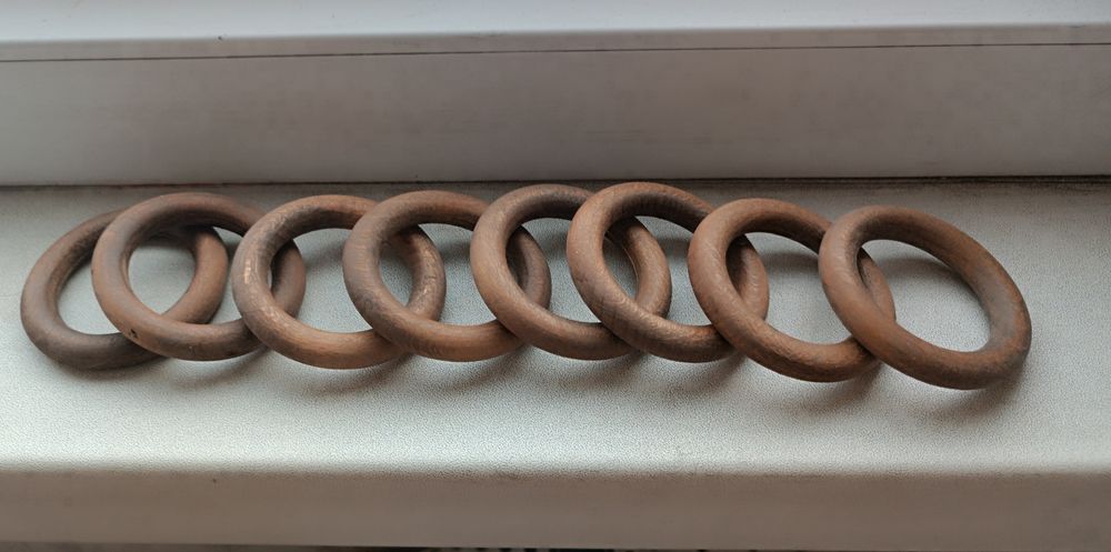Кольца деревянные для гардин
