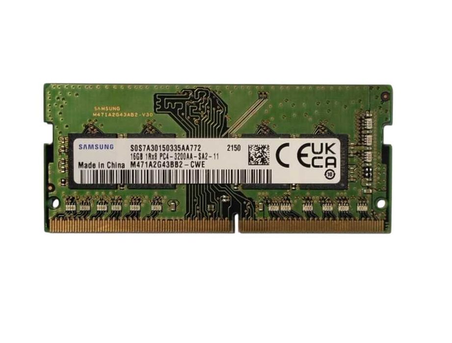Memorie Laptop 16GB DDR4 3200, 1 x 16GB DDR4 3200