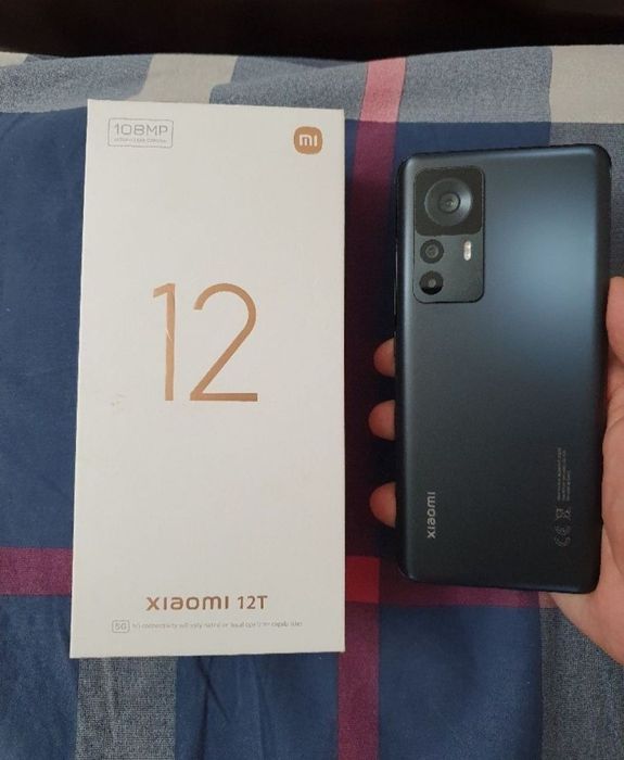 Xiaomi MI 12T 5G 16/256GB Black Igravoy Flagman Karobka Holati Ideal