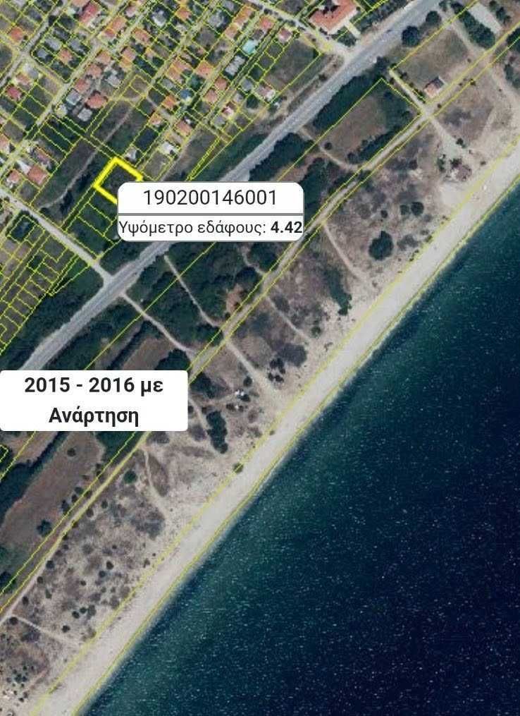 Продава се парцел близо до морето с площ 400 м2 в Аспровалта