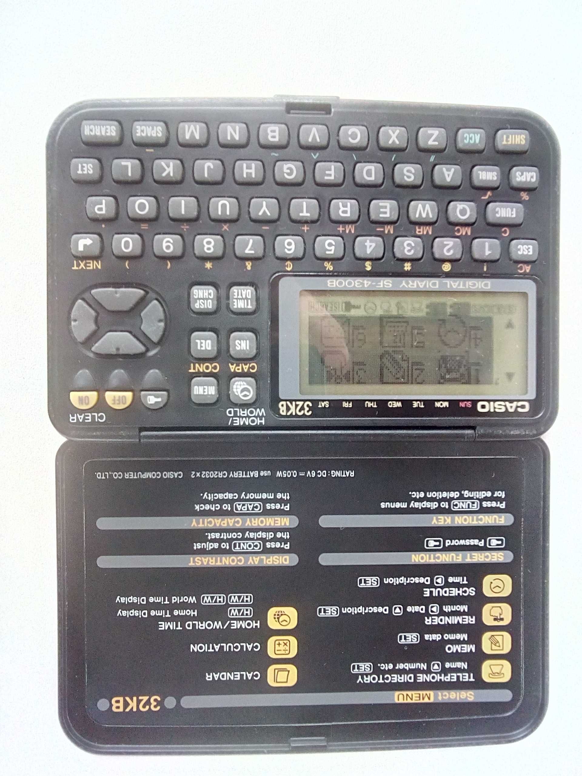 CASIO 32KB Digital Diary SF 4300B