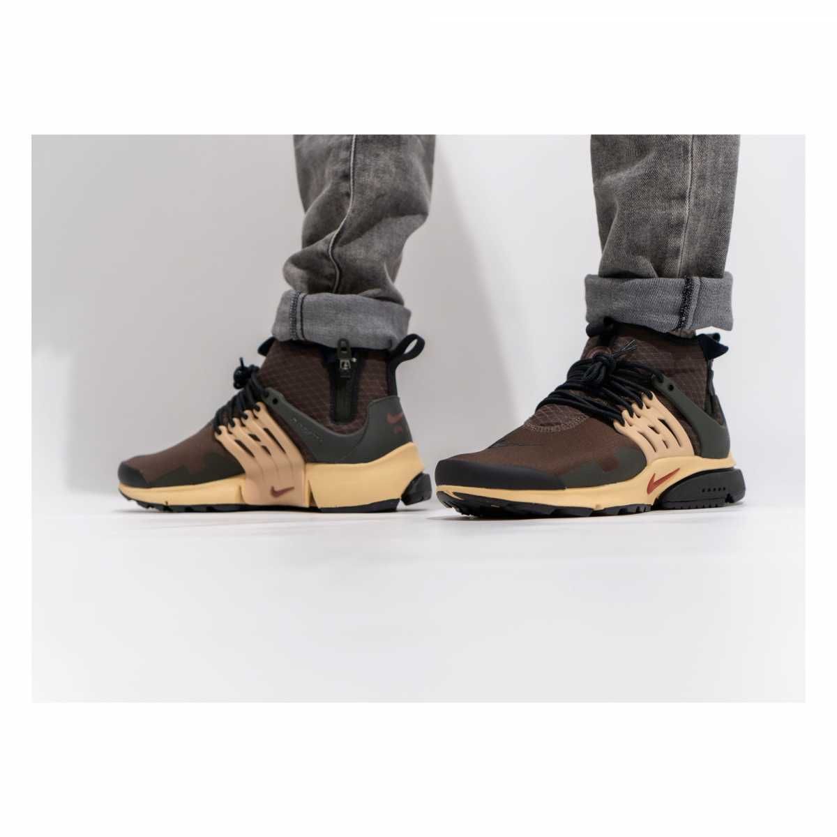 Adidasi Originali 100% Nike Air Presto Mid Utility 'Brown' 38.5 ;40;41