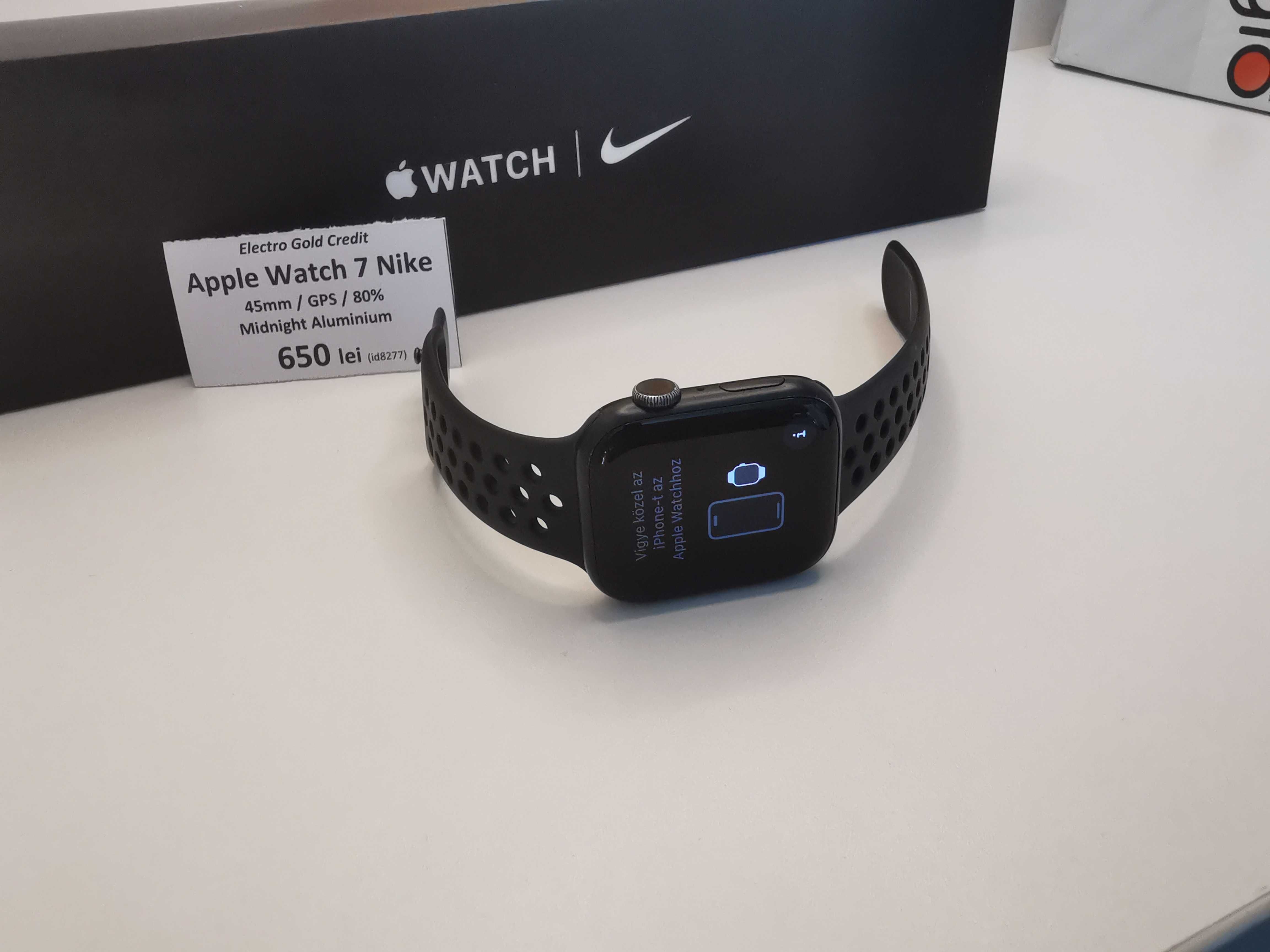 Apple Watch 7 Nike GPS/45mm/80%/Midnight Aluminium/Cutie ID8277
