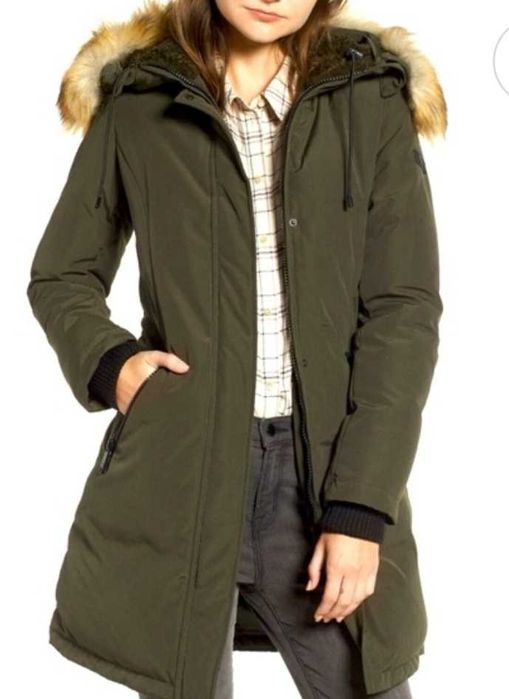 Ново Sam Edelman Яке Палто Качулка Размер М