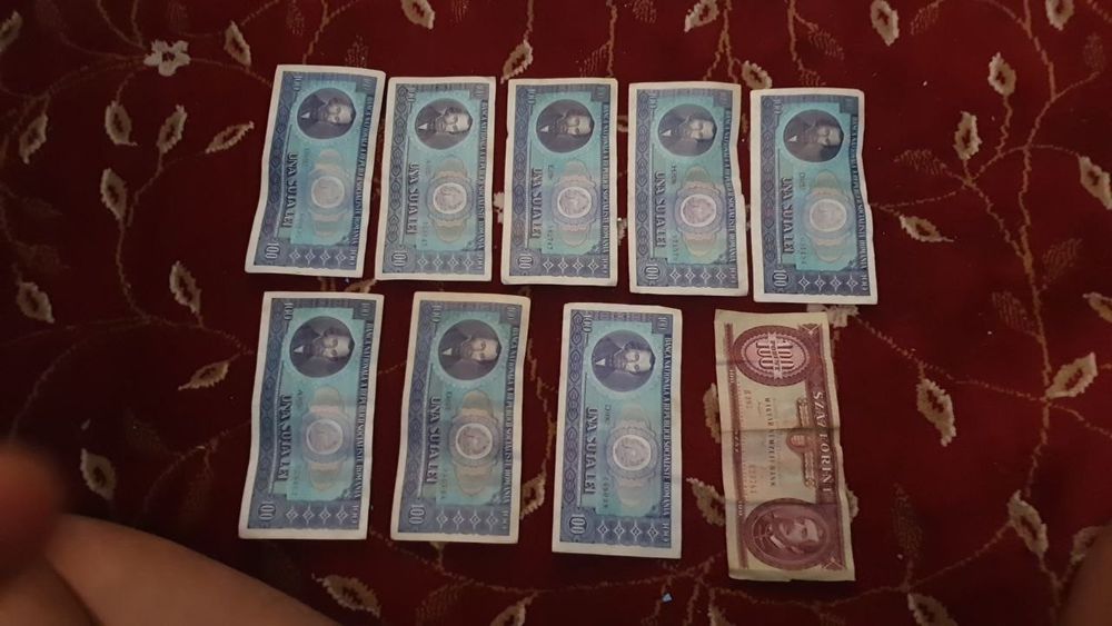 Bani vechi 100 și una ungureasca,500 lei