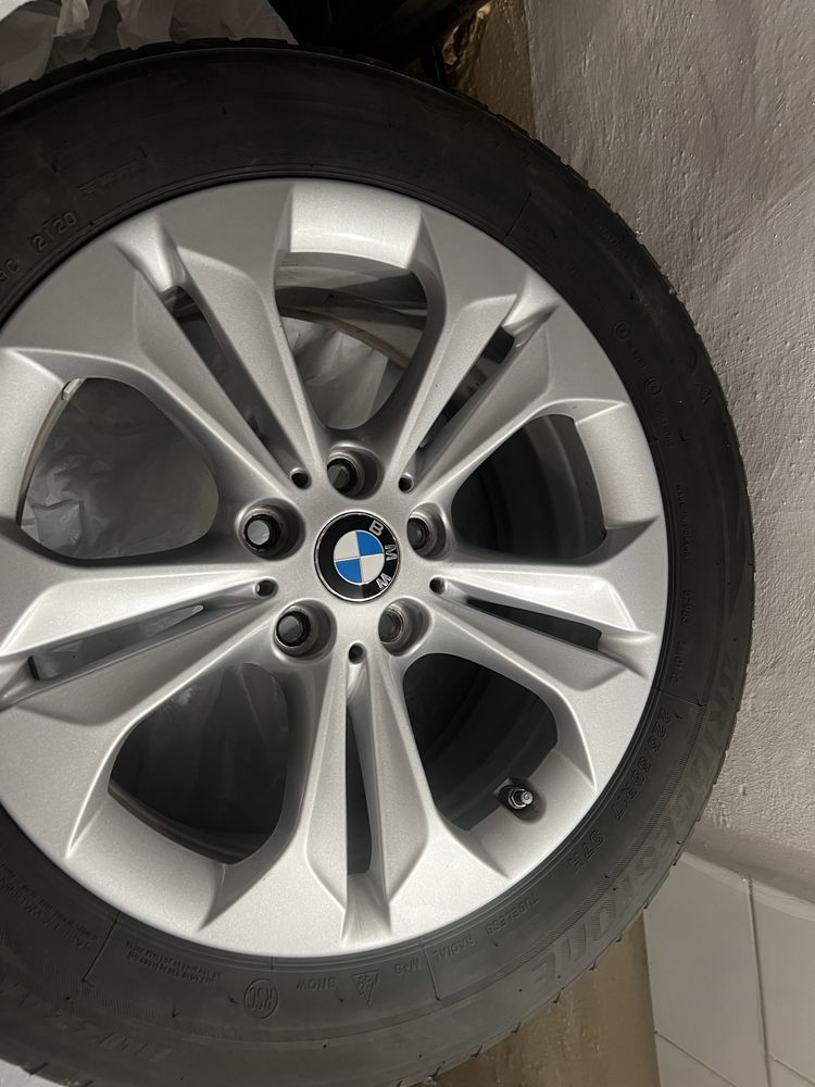 Jante BMW x1 an2016, R 17 anvelope iarma pcd 5x112 ,senzori presiune