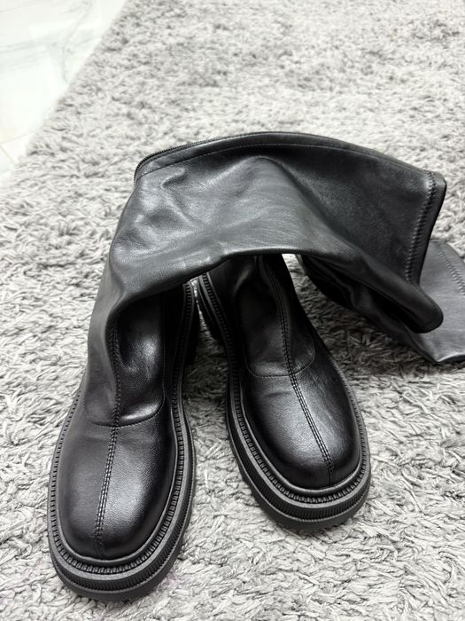 Cizme lungi noi cu fermoar nr 38